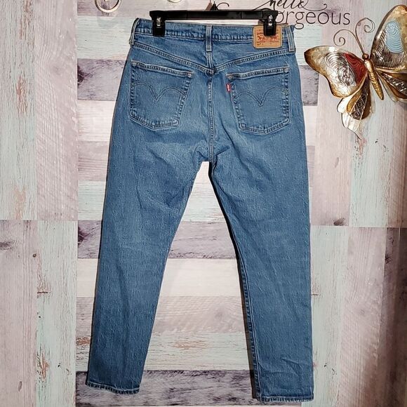 Levi's Men's Button Fly 501 Skinny Big E Denim Jeans - Picture 5 of 11